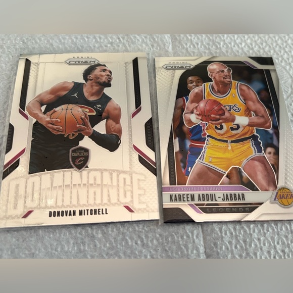 Kareem Abdul - Jabbar Basketball Card and Donovan Mitchell Dominance Card - Picture 1 of 2